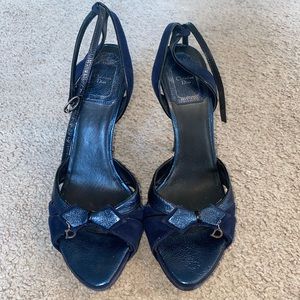 Vintage Blue Dior Heels